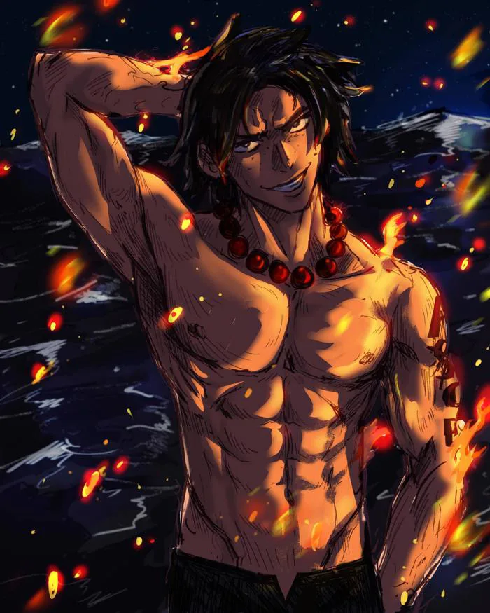 Portgas D. Ace! Anh ấy thật ngầu, nhưng cũng thật hấp dẫn [OC] : r/OnePiece