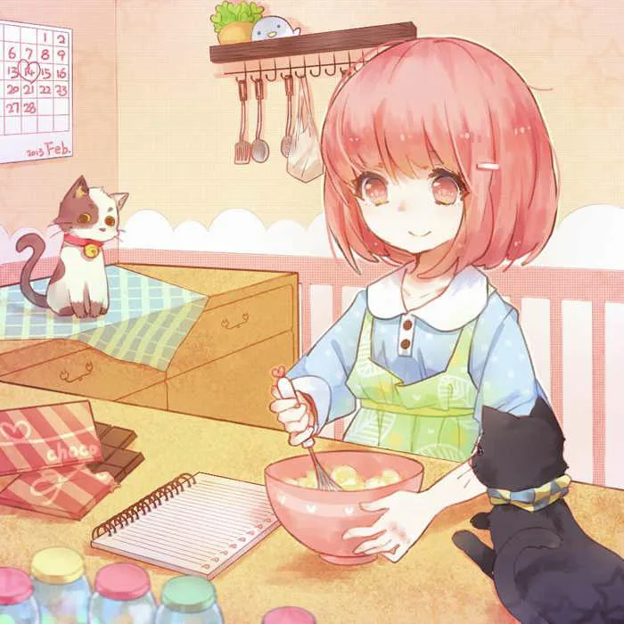 32+ Ảnh Đồ Ăn Anime Cute, Uống Trà Sữa Chibi Đẹp