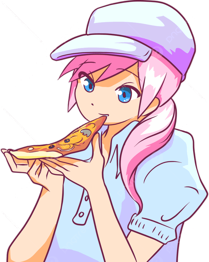 Hình ảnh Cô Gái Anime ăn Miếng Pizza PNG , Miếng Pizza, Cô Gái Anime, ăn  Uống PNG miễn phí tải tập tin PSDComment và Vector