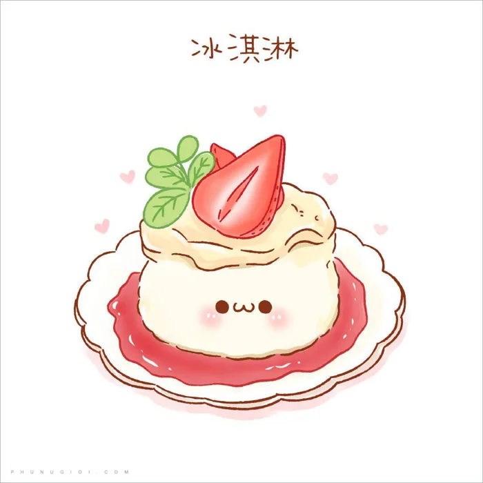 50+ Ảnh Đồ Ăn Cute, Đồ Ăn Vặt, Đồ Ăn Nhanh Dễ Thương
