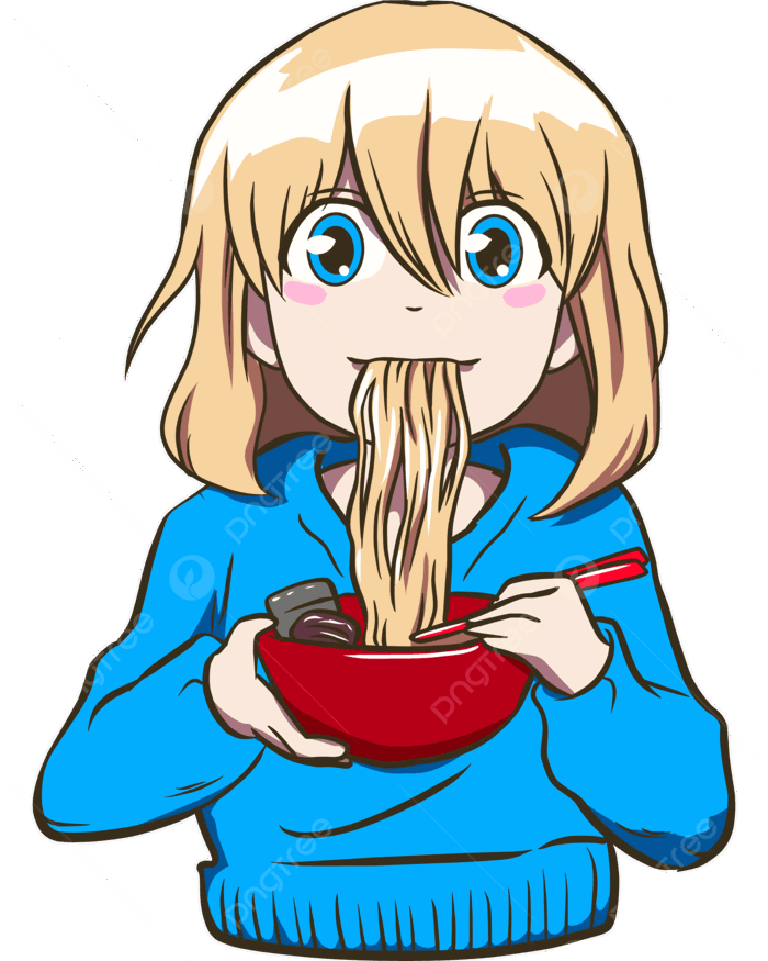 Hình ảnh Cô Gái Anime ăn Mì PNG , Phim Hoạt Hình, Con Gái, Mì PNG miễn phí  tải tập tin PSDComment và Vector