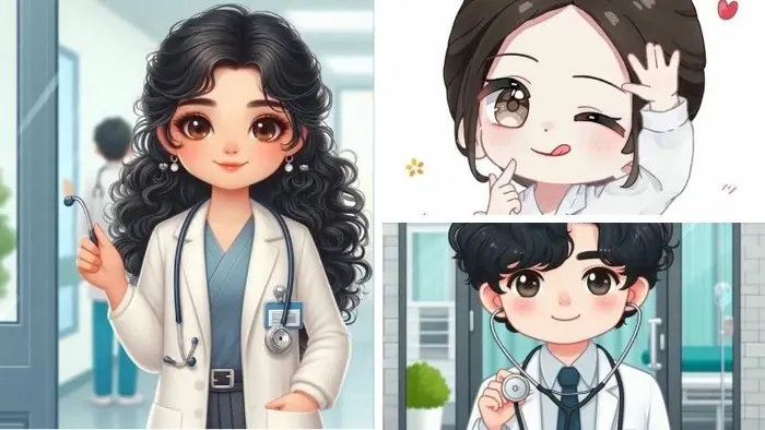 Bộ ảnh chibi bác sĩ dễ thương truyền cảm hứng y khoa
