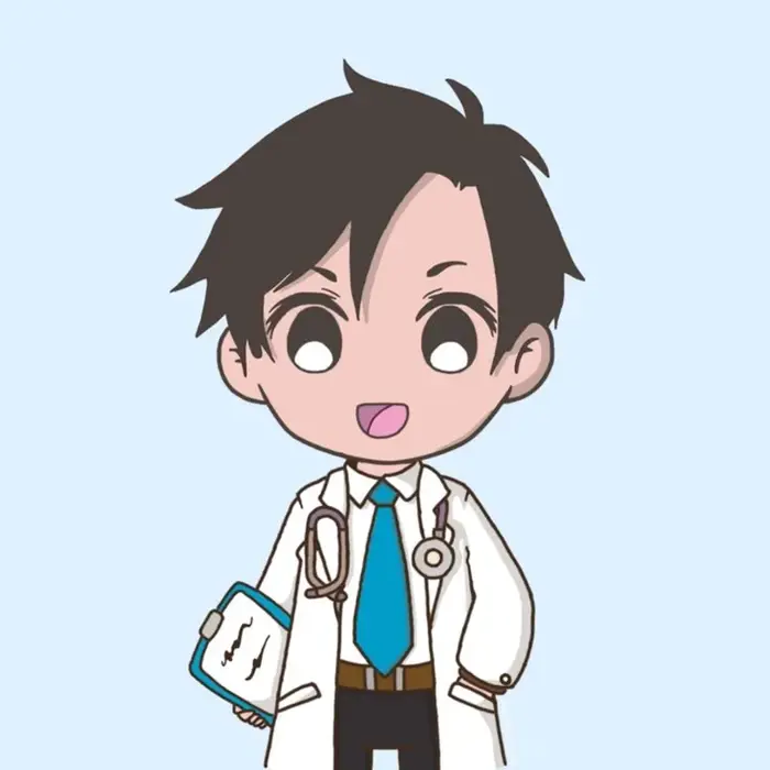 Ảnh chibi bác sĩ cute truyền cảm hứng cho sinh viên y dược