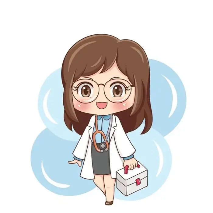 Ảnh chibi bác sĩ cute truyền cảm hứng cho sinh viên y dược