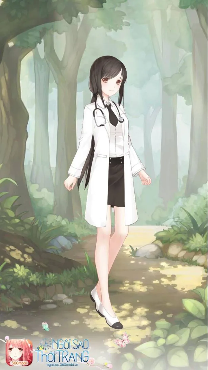 Manga anime | Quân đội, Bác sĩ anime, Anime tóc trắng