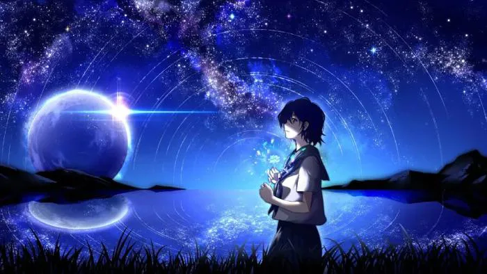 Ảnh bầu trời đêm đẹp anime: +99 hình ảnh đẹp chất lượng cao