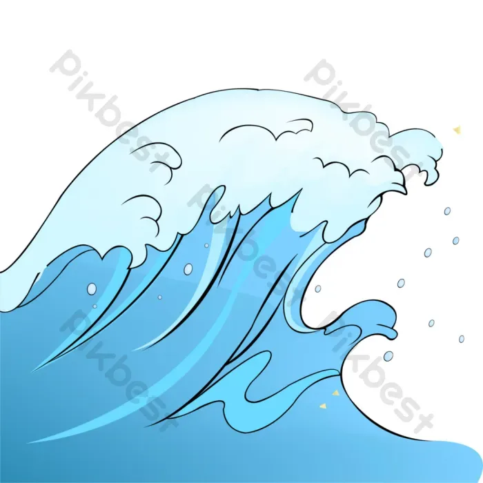 Tải miễn phí Yếu Tố Hoạt Hình Anime Sóng Biển Xanh Png Công cụ đồ họa | PSD  chuyên nghiệp - Pikbest