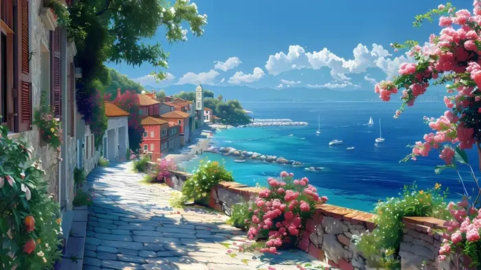 199+ Hình ảnh biển anime tuyệt đẹp, chill và đầy thơ mộng