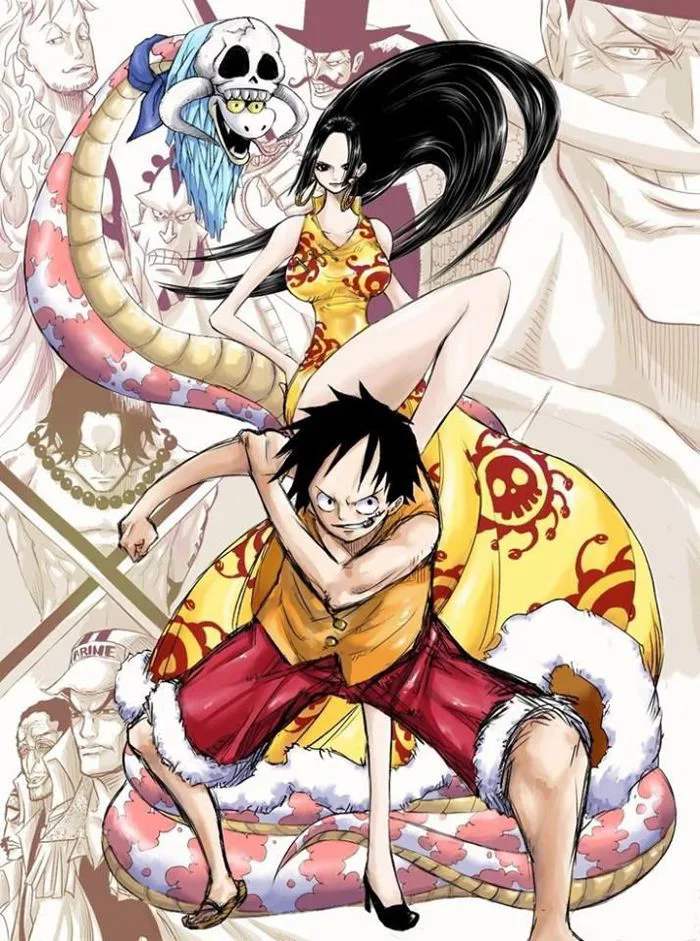 Hình ảnh Luffy vs Boa Hancock