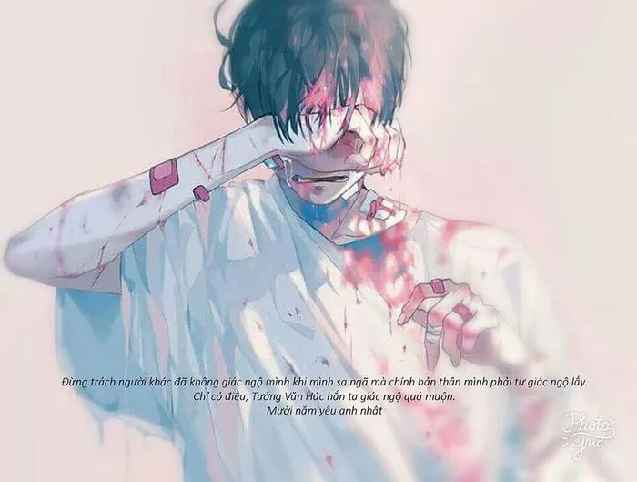 Những hình ảnh anime nam buồn đẹp, đầy cảm xúc