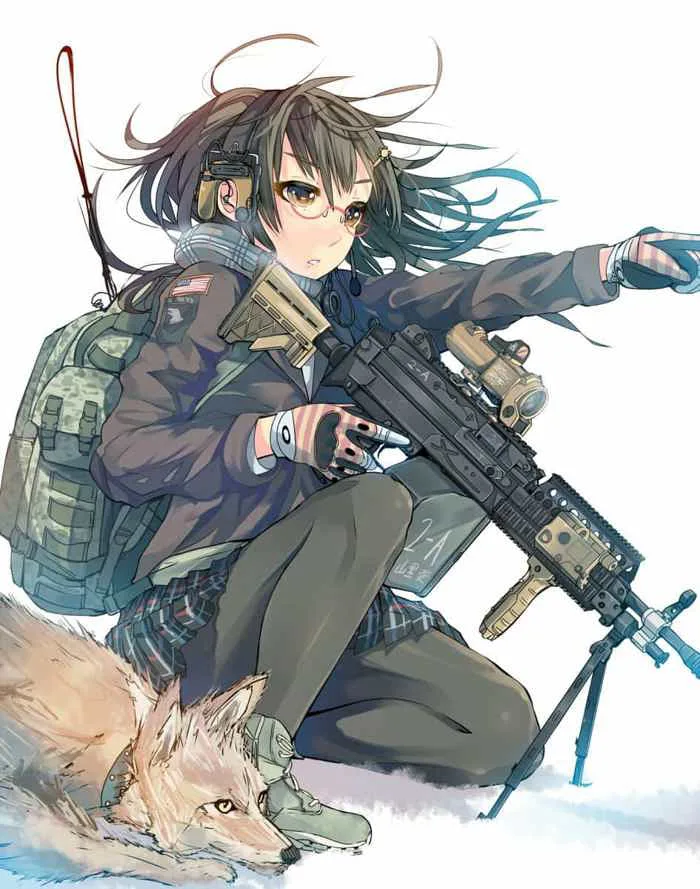 Ảnh Anime Cầm Súng Ngầu Nam Nữ [37+ Hình Lạnh Lùng Chất Nhất]
