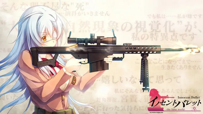 Ảnh Anime nữ cầm súng ngầu đẹp