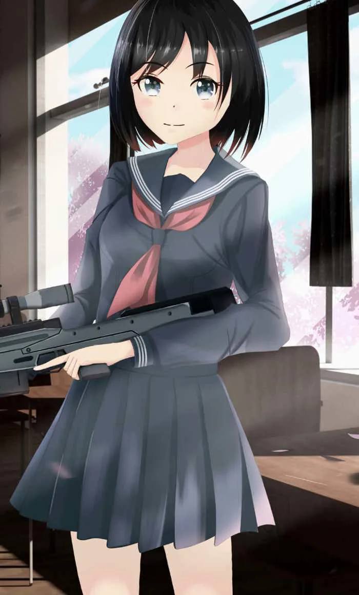 Ảnh Anime Cầm Súng Ngầu Nam Nữ [37+ Hình Lạnh Lùng Chất Nhất]
