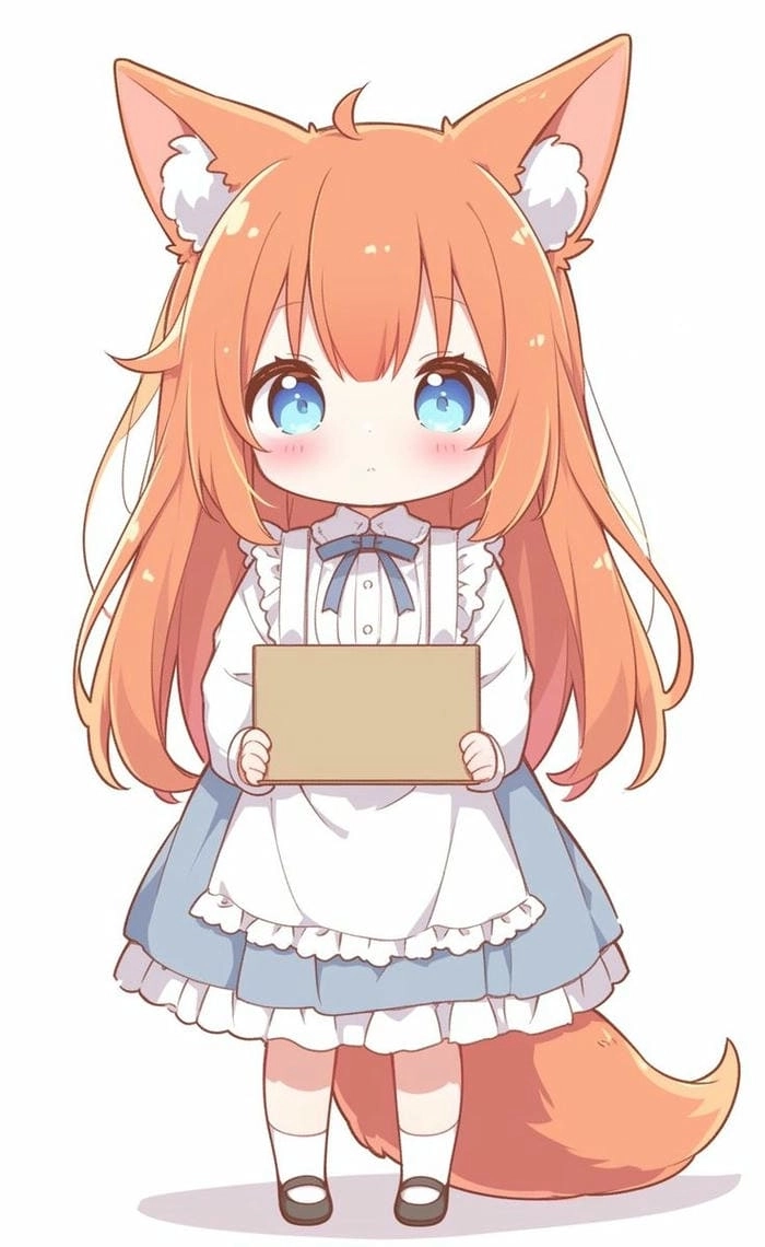 Bộ ảnh cáo chibi dễ thương với phong cách nghệ thuật độc đáo