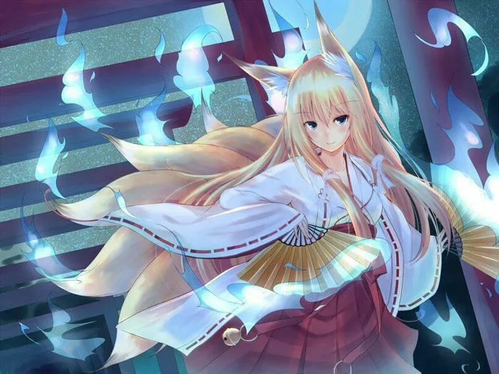 Ảnh Hồ Ly Anime Đẹp: 59+ Hình Nền Cửu Vĩ Cute 9 Đuôi 3D