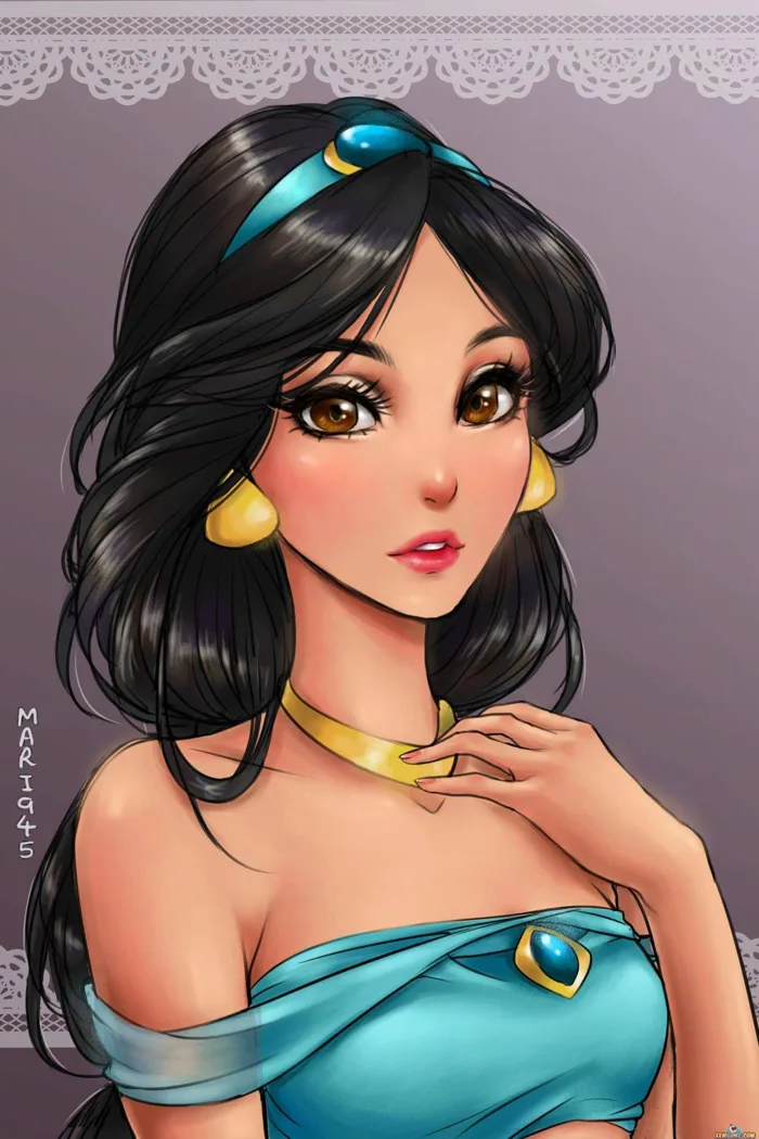 Khi những cô công chúa của Disney đươc họa theo phong cách Anime