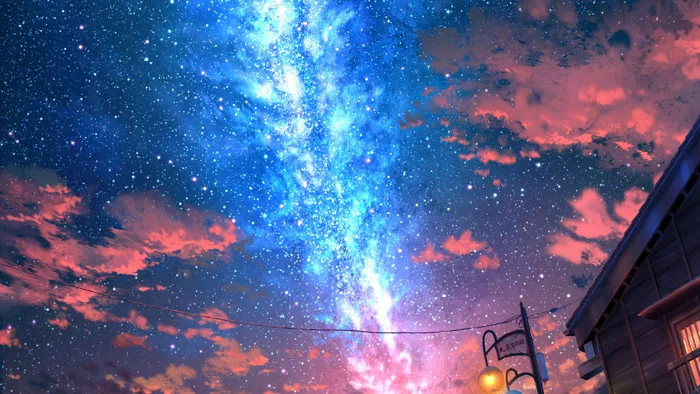 hình ảnh : Anime, không khí, Bầu trời, đám mây, Thế giới, Đối tượng thiên  văn, Hiện tượng địa chất, Công nghệ, nghệ thuật, không gian, nữa đêm, biến  cố, Xanh điện,