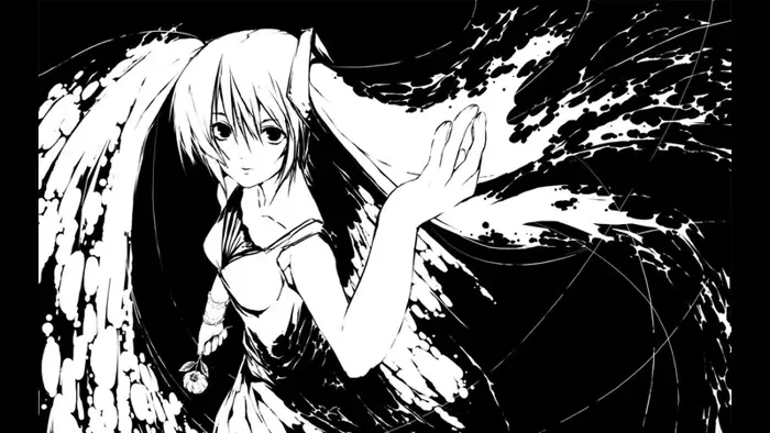 Top ảnh anime đen trắng đẹp mê hồn và sáng tạo ấn tượng