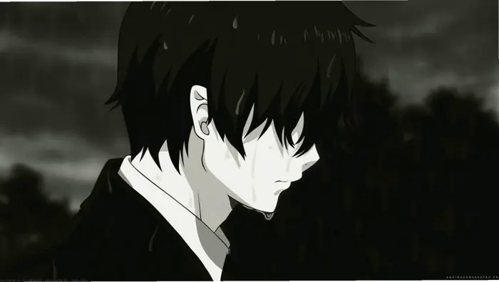 Avatar Anime "Sad Girl" Đen Trắng – Nét Buồn Tạo Nên Vẻ Đẹp Độc  Đáo