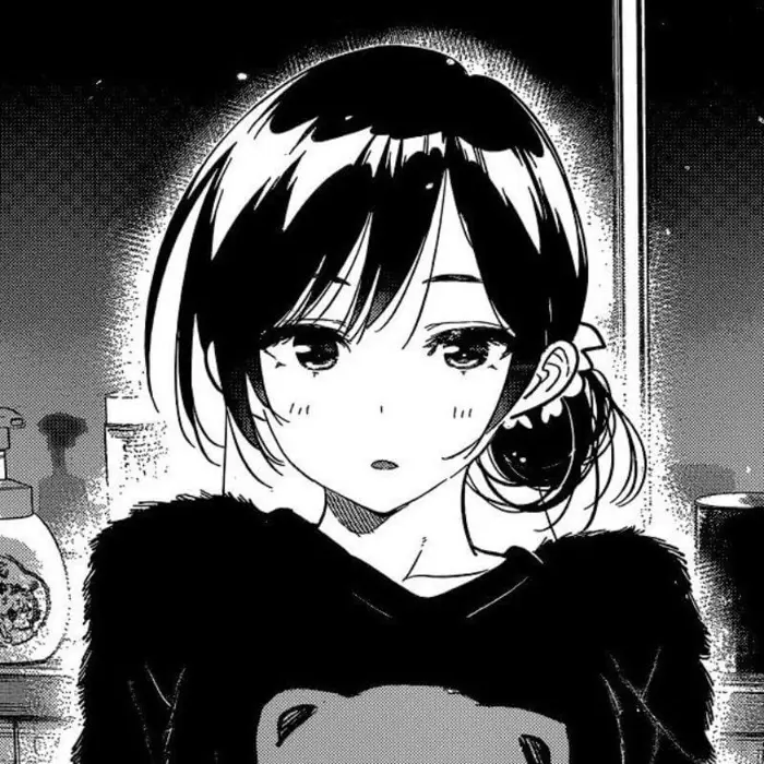 Ảnh avatar anime trắng đen đẹp và chất nhất hiện nay