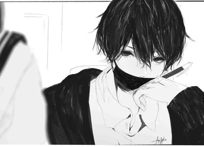 Ảnh Anime Trắng Đen Hiếm [48+ Hình Anime Nam Nữ Ngầu Nhất]