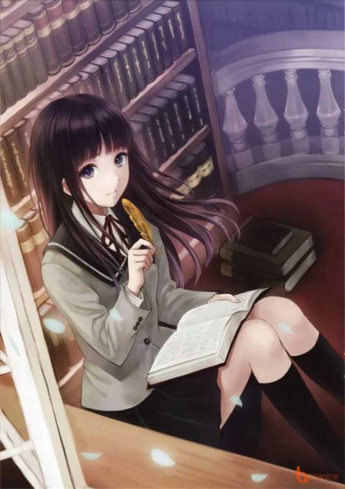 anime đọc sách