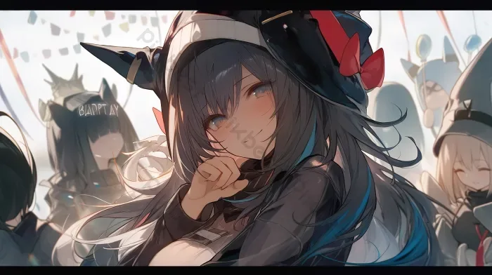 Tải miễn phí Cô Gái đội Mũ Một Loạt Các Cô Gái Anime đội Mũ Nền | JPG  chuyên nghiệp - Pikbest