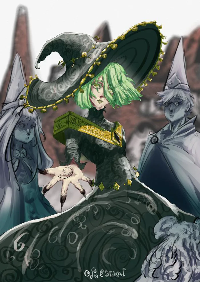 Vì anime sắp ra mắt nên mình sẽ đăng bức vẽ Coco đội mũ brimhat này! (tự  vẽ/@Resnad) : r/WitchHatAtelier
