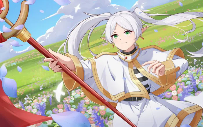 Hình Nền Anime Frieren – Cuộc Phiêu Lưu Trên Cánh Đồng Hoa | 6724x4217 |  Wallpaper Alchemy