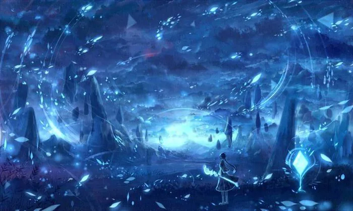 Ảnh Anime Galaxy huyền ảo - Ảnh hoạt hình đẹp nhất
