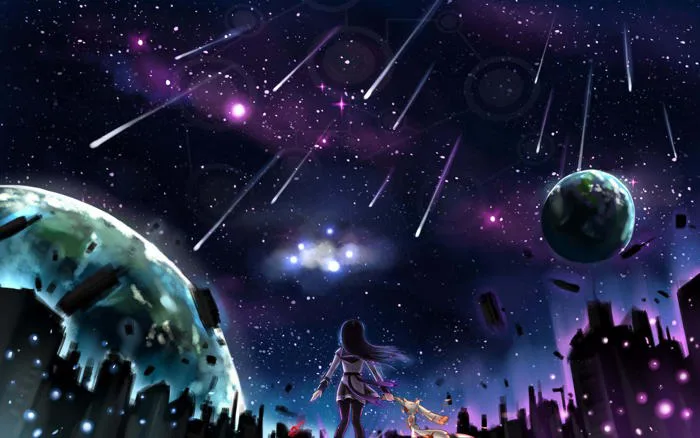 50+ Anime Galaxy huyền ảo