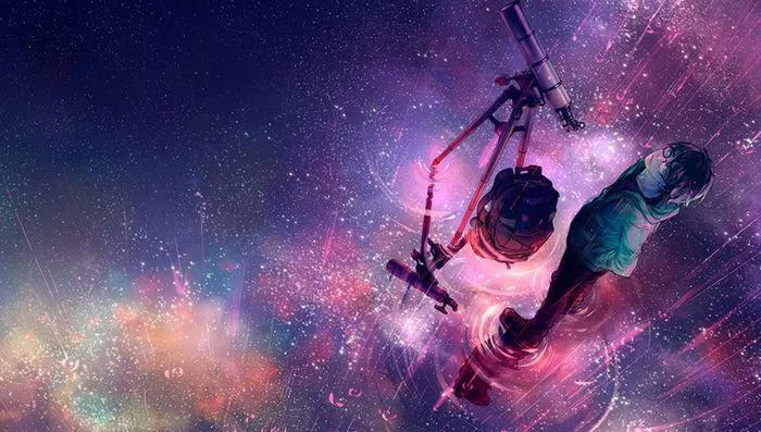 50+ Anime Galaxy siêu đẹp