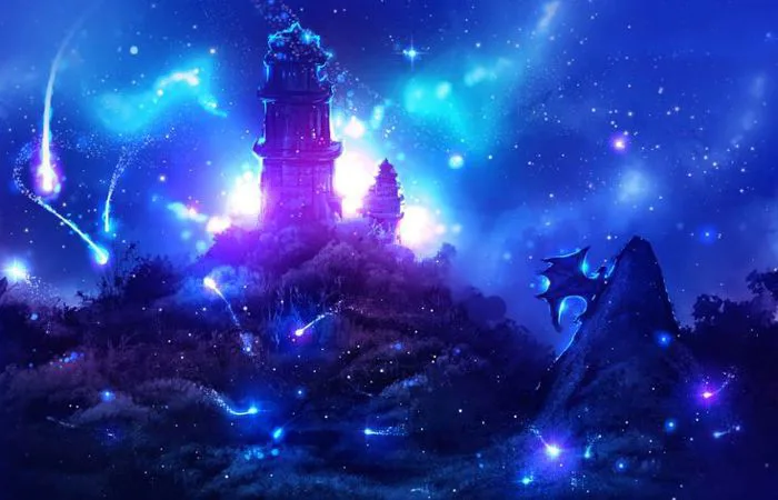 Ảnh Anime Galaxy huyền ảo - Ảnh hoạt hình đẹp nhất