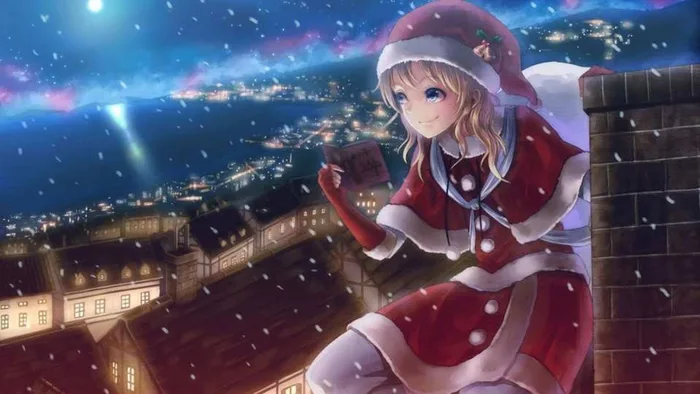 Chiêm ngưỡng loạt anime hình ảnh Giáng sinh cute, độc đáo, chắc chắn sẽ  khiến bạn không thể rời mắt