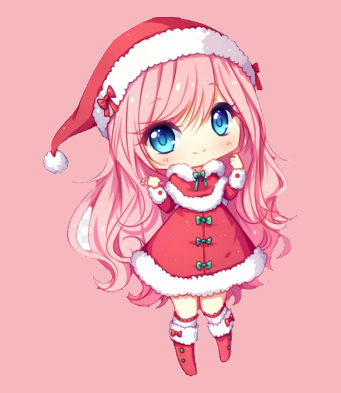 Hình ảnh Anime giáng sinh chibi đẹp nhất