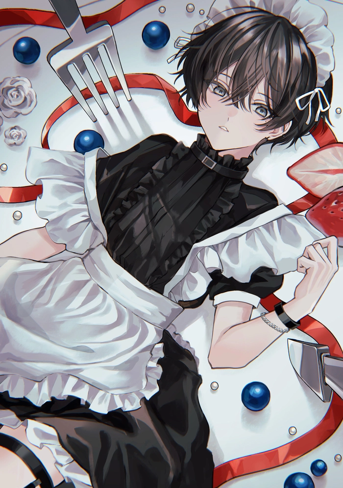 Bấn loạn với 243+ ảnh anime nam mặc đồ hầu gái sexy cực hot - Avatar Mới