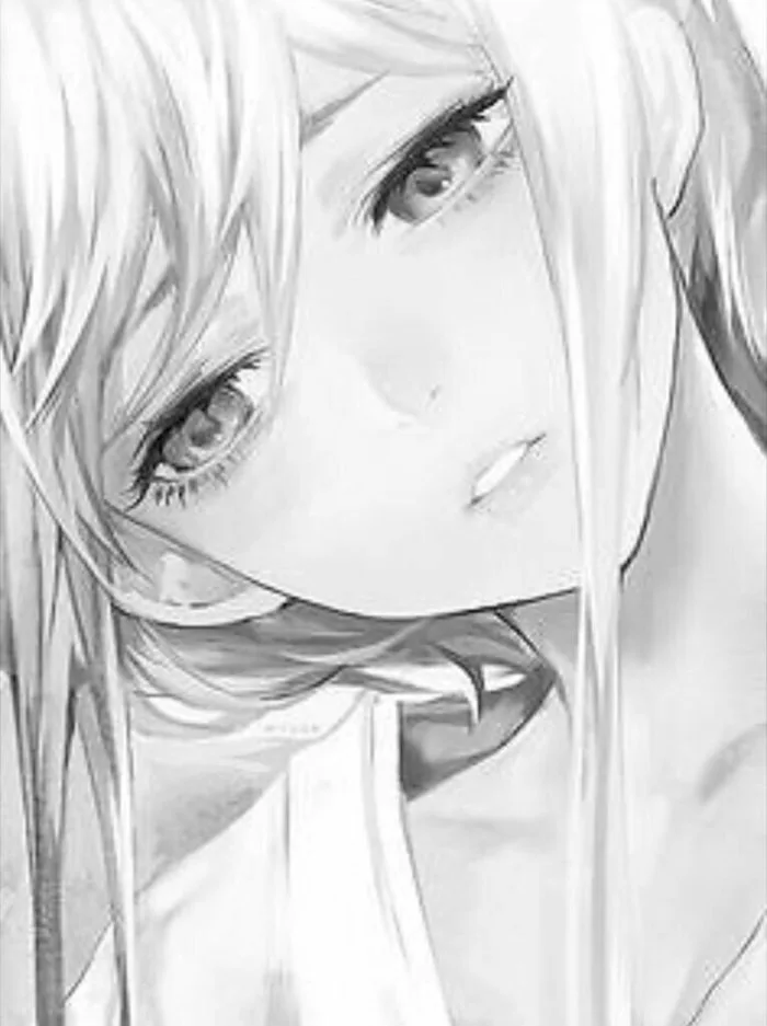 101 ảnh anime đen trắng buồn hiếm, đẹp, chất lượng cao, tải miễn phí