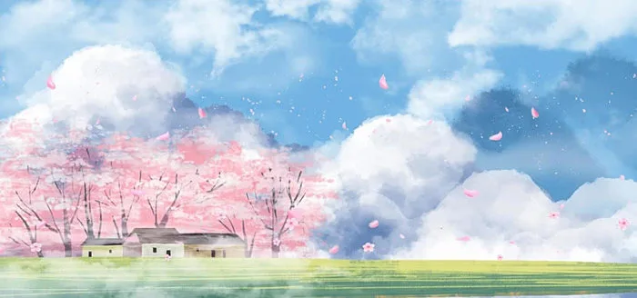 Hình ảnh Nền Hình ảnh Hoa đào Anime, Hình ảnh Hoa đào Anime Vector Nền Và  Tập Tin Tải về Miễn Phí | Pngtree