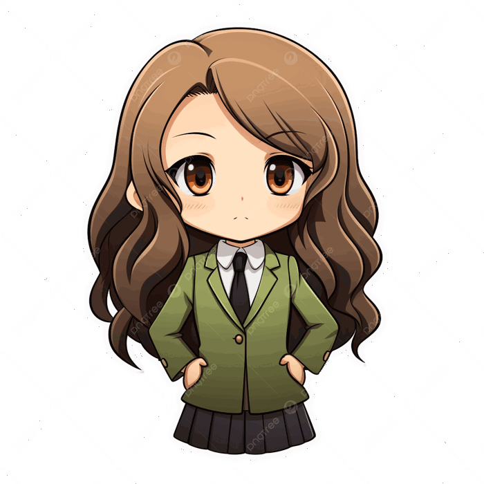 Hình ảnh Cô Gái Chibi đáng Yêu Trong Bộ đồng Phục Học Sinh Màu Xanh Lá Cây  PNG , Nữ Sinh Anime, Nhân Vật Chibi, Truyện Tranh Minh Họa PNG trong suốt