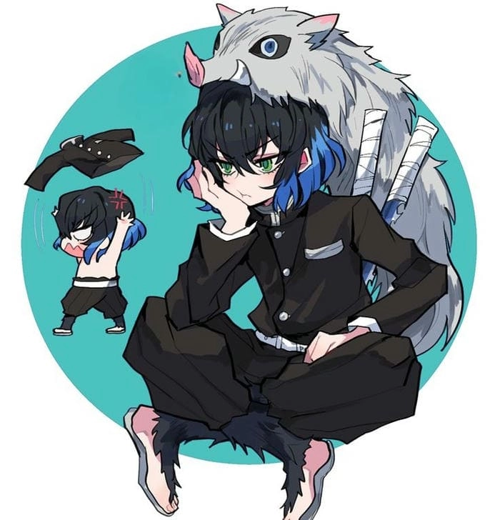 Bộ sưu tập ảnh Inosuke chibi đẹp mê ly cho tín đồ anime