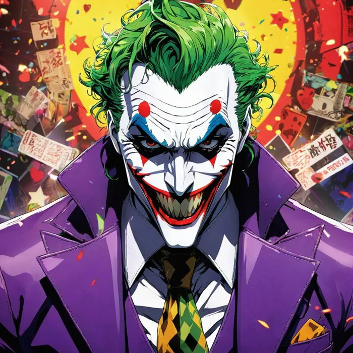 The Joker Anime | Stable Diffusion Trực tuyến
