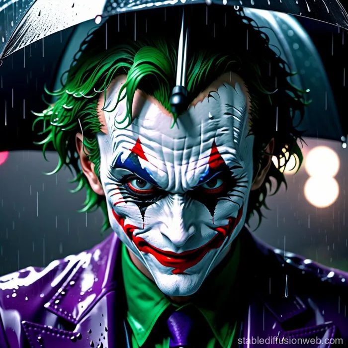 8K Anime Portrait of Joker in Rain | Stable Diffusion Trực tuyến