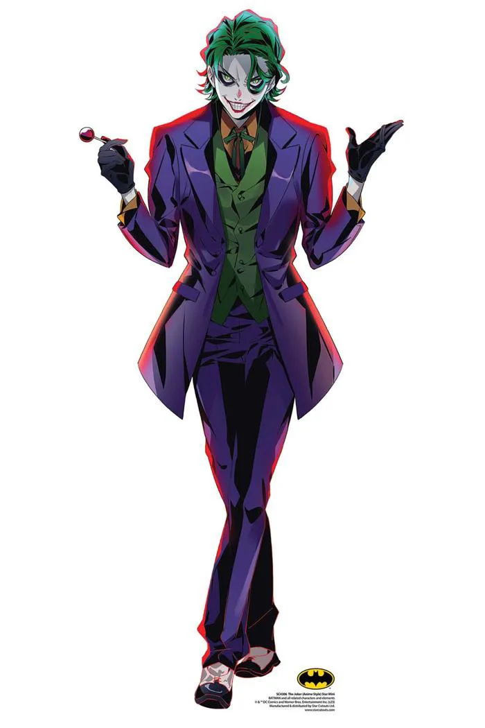 The Joker Anime Style Cardboard Cutout Mini Standee/ Stand Up