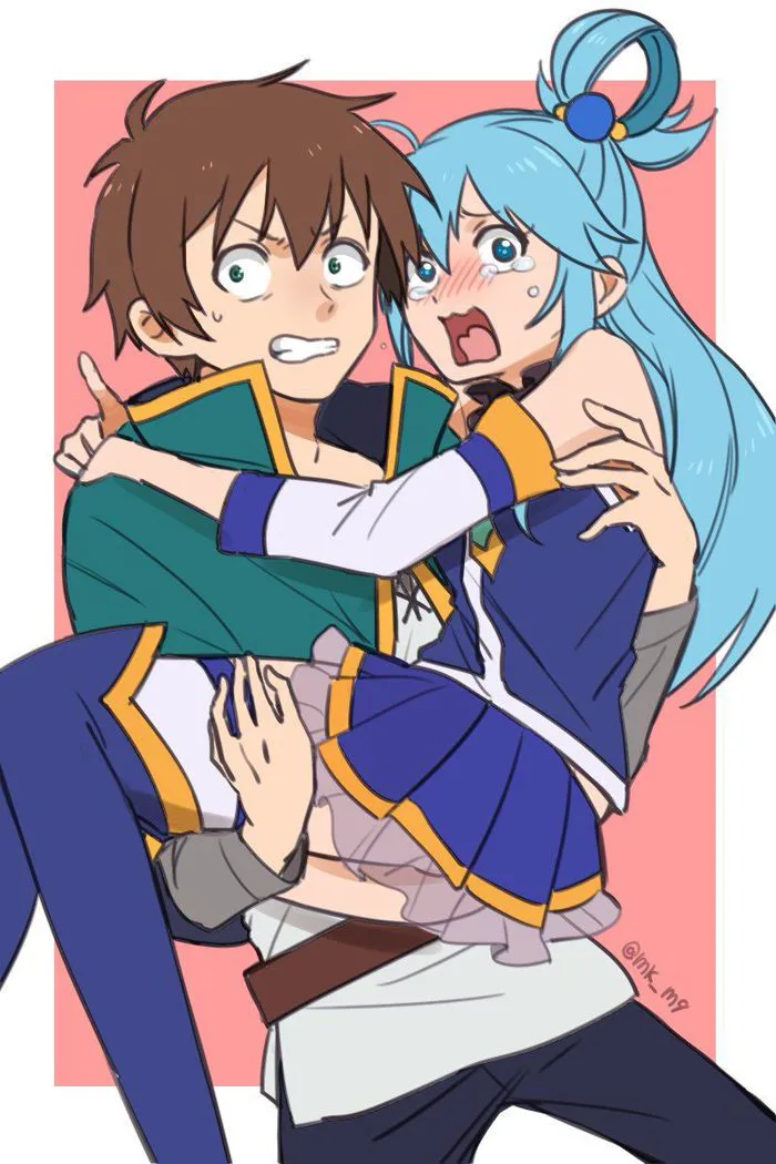 9 Kazuma x Aqua ý tưởng | anime, nghệ thuật anime, otaku