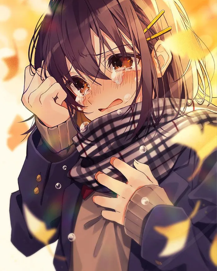 30+ Ảnh anime nữ buồn khóc cô đơn với tâm trạng đầy cảm xúc
