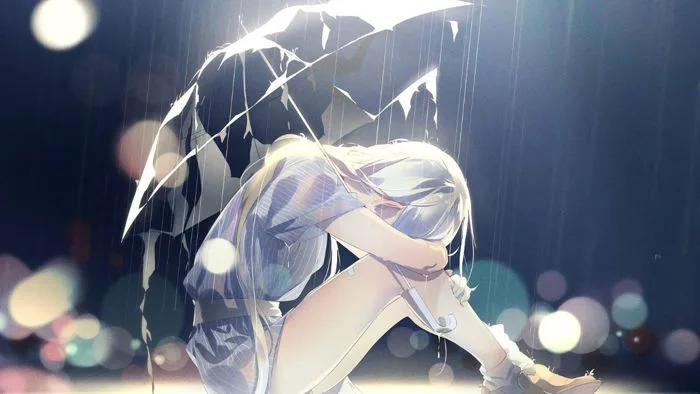 99+ ảnh anime buồn khóc, cô đơn, đáng thương nhất