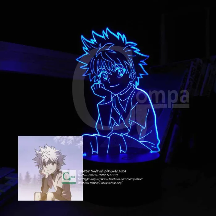 [Ảnh Shop Tự Chụp] Đèn Ngủ Hunter x Hunter Zoldyck Killua Type 02