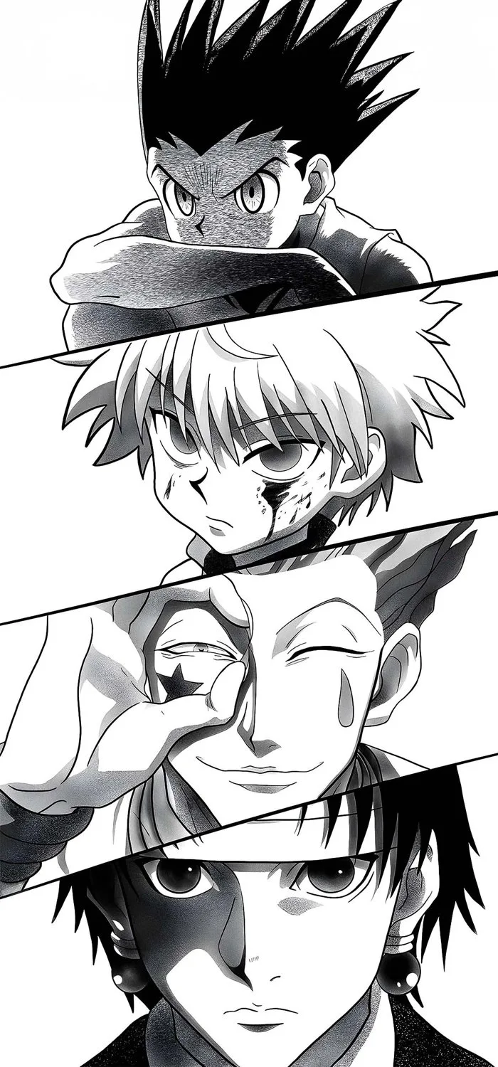 Hình Nền 4K Nhân Vật Manga Hunter x Hunter | 1179x2526 | Wallpaper Alchemy