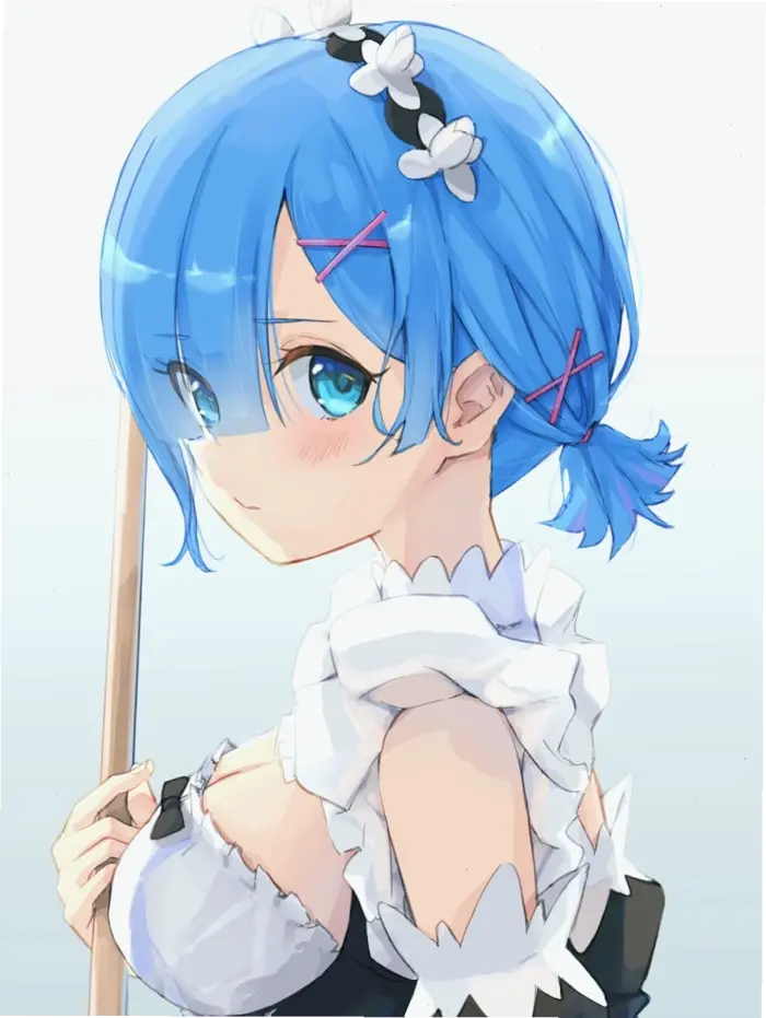 Tuyển tập ảnh Rem anime đẹp hút hồn và hình nền 4K sắc nét