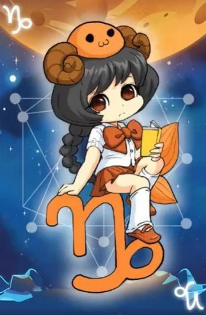 Tuyển tập ảnh Ma Kết anime nữ ấn tượng, chibi dễ thương làm hình nền điện  thoại, máy tính